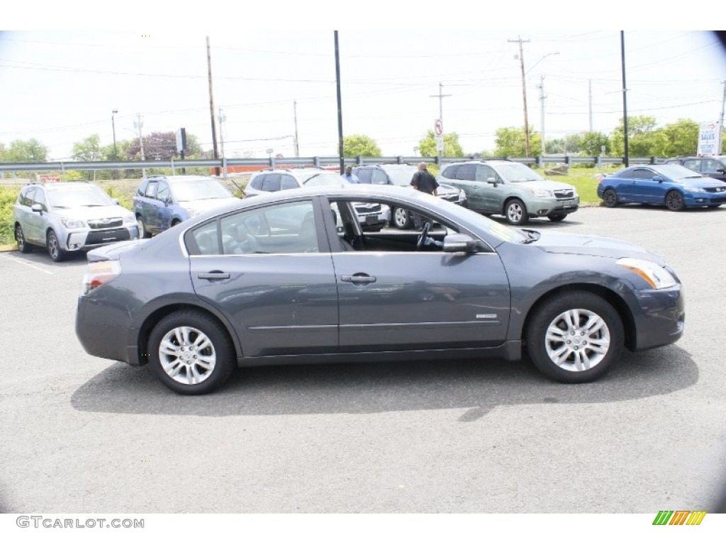 2010 Altima Hybrid - Ocean Gray / Charcoal photo #4