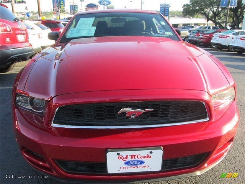 2013 Mustang V6 Coupe - Race Red / Charcoal Black photo #2