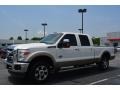Oxford White - F250 Super Duty Lariat Crew Cab 4x4 Photo No. 3