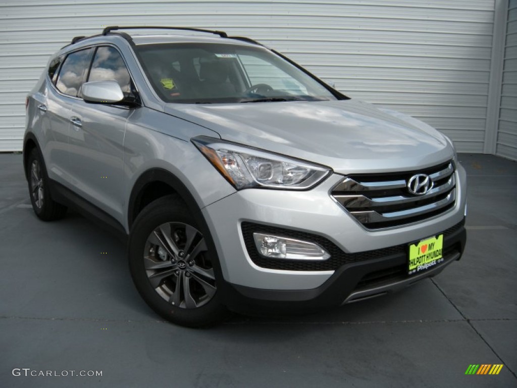 2014 Santa Fe Sport FWD - Moonstone Silver / Gray photo #2