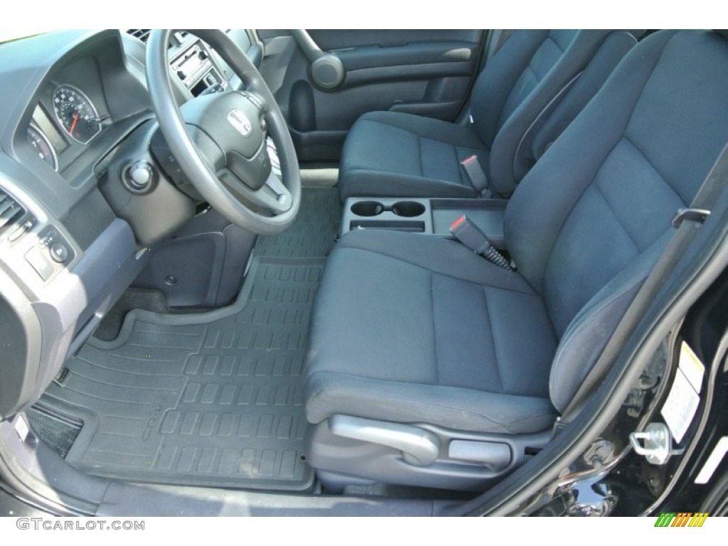 2011 CR-V LX 4WD - Crystal Black Pearl / Black photo #9