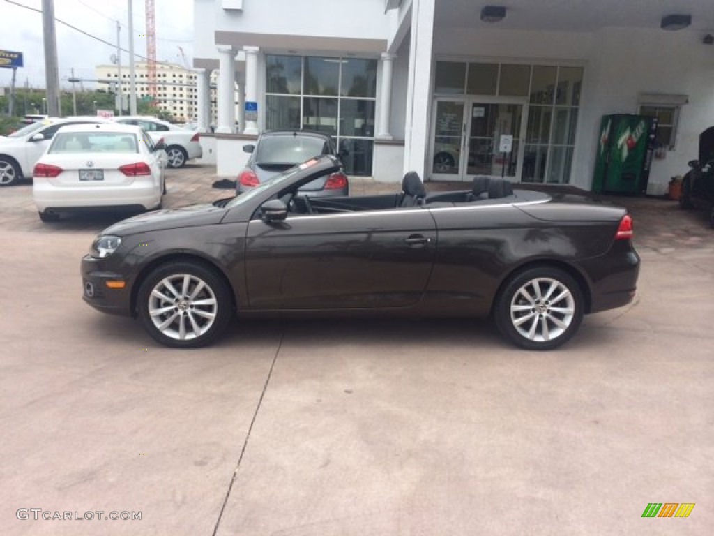 2012 Eos Komfort - Black Oak Brown Metallic / Titan Black photo #2