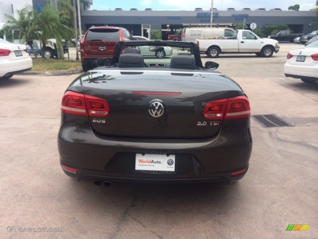 2012 Eos Komfort - Black Oak Brown Metallic / Titan Black photo #4