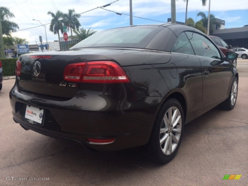 2012 Eos Komfort - Black Oak Brown Metallic / Titan Black photo #5