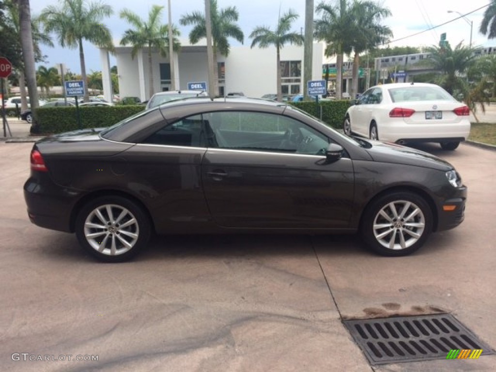 2012 Eos Komfort - Black Oak Brown Metallic / Titan Black photo #6