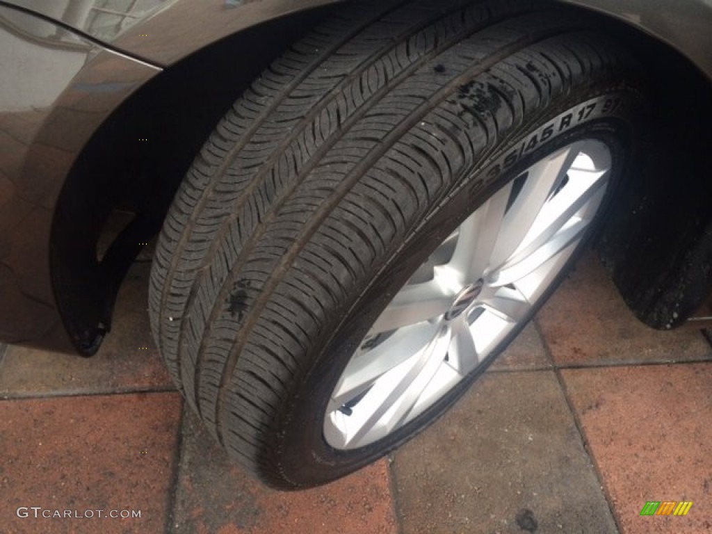 2012 Eos Komfort - Black Oak Brown Metallic / Titan Black photo #13