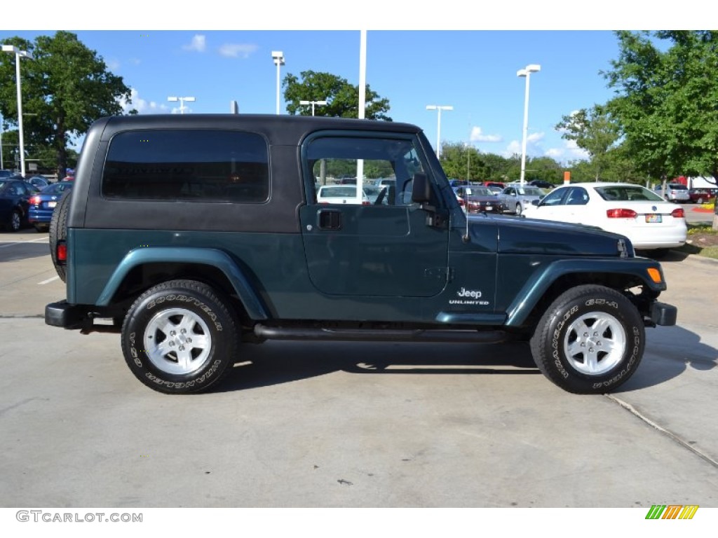 Deep Beryl Green Pearl 2006 Jeep Wrangler Unlimited 4x4 Exterior Photo #93974466