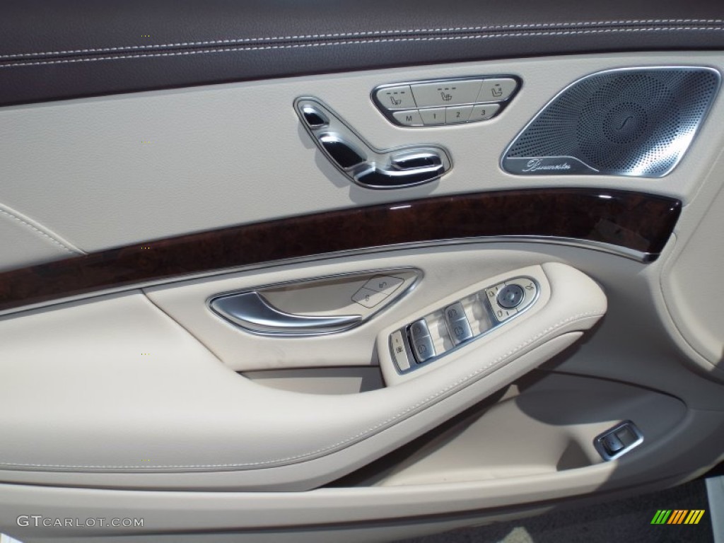 2015 S 550 Sedan - Diamond White Metallic / Silk Beige/Espresso Brown photo #6