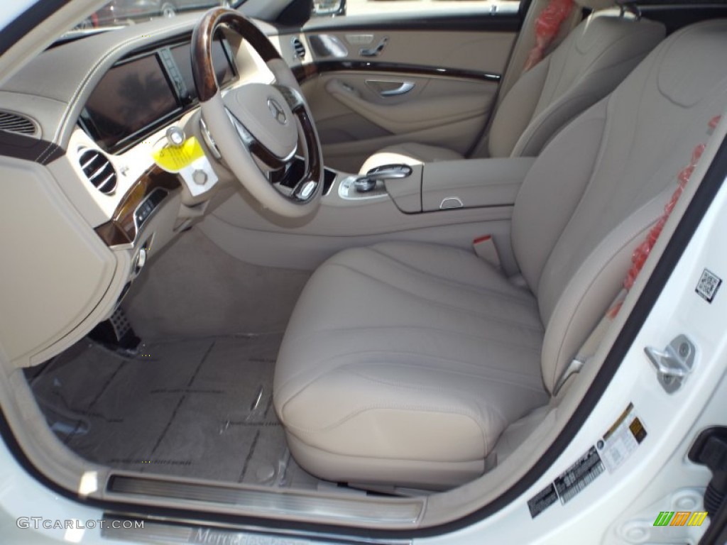 2015 S 550 Sedan - Diamond White Metallic / Silk Beige/Espresso Brown photo #7