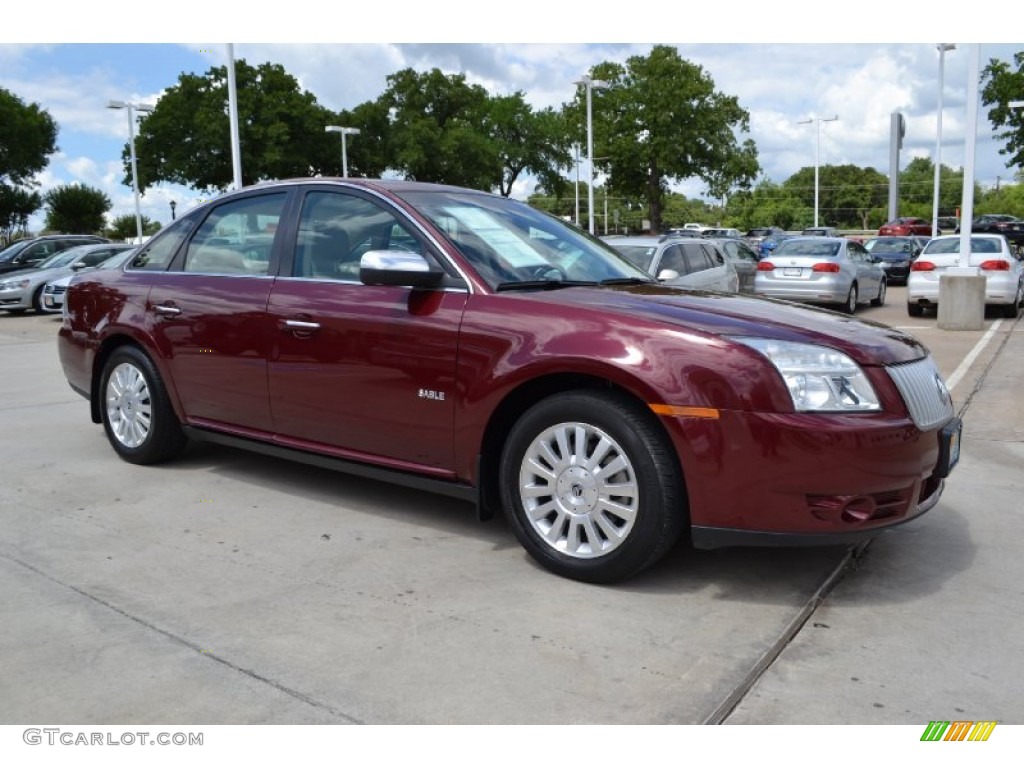 Merlot Metallic 2008 Mercury Sable Sedan Exterior Photo #93975243