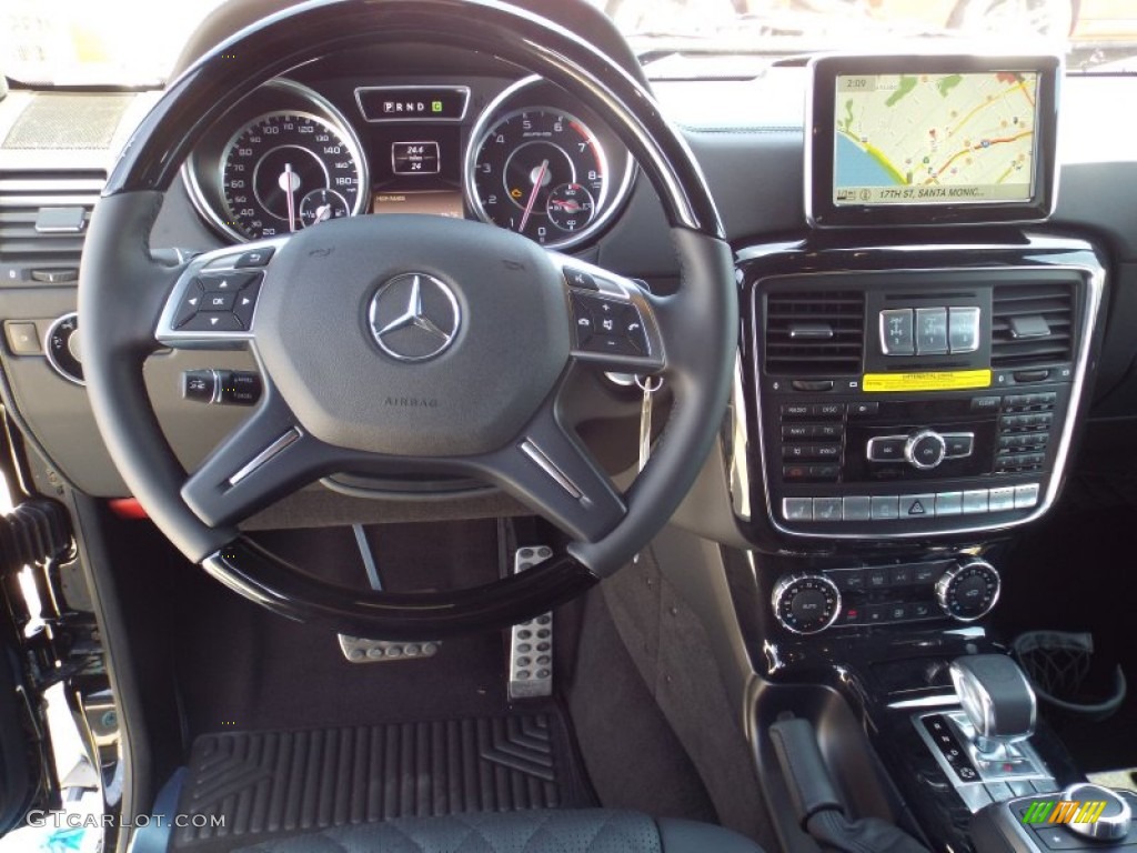 2014 Mercedes-Benz G 63 AMG designo Black Dashboard Photo #93975837