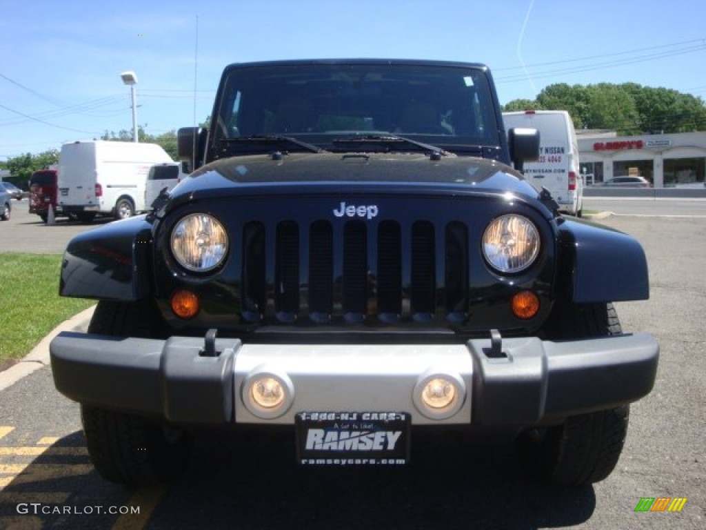 2012 Wrangler Unlimited Sahara Arctic Edition 4x4 - Cosmos Blue / Black/Dark Saddle photo #2