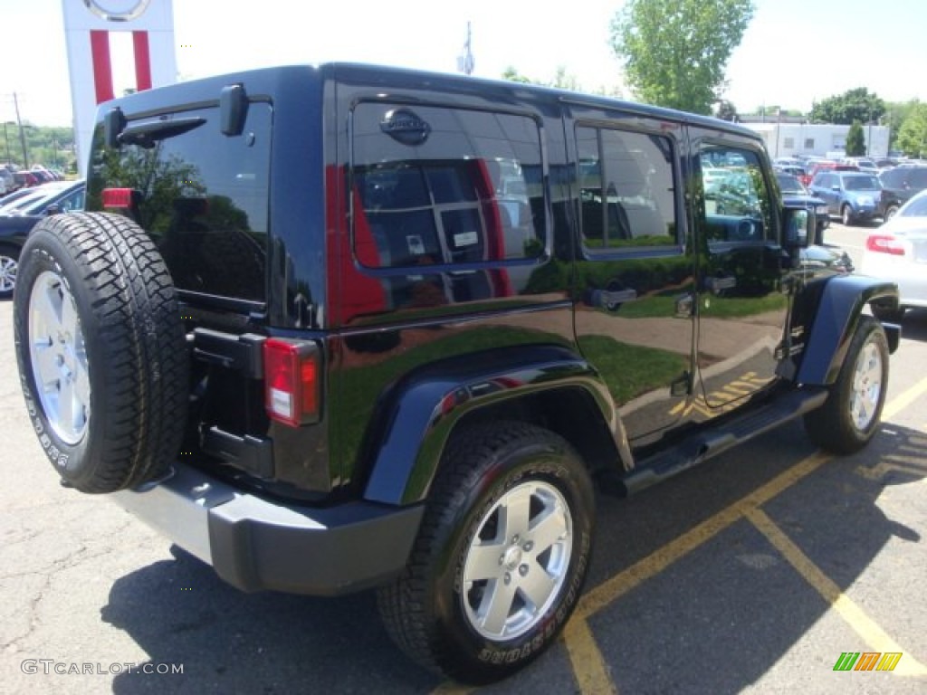 2012 Wrangler Unlimited Sahara Arctic Edition 4x4 - Cosmos Blue / Black/Dark Saddle photo #5