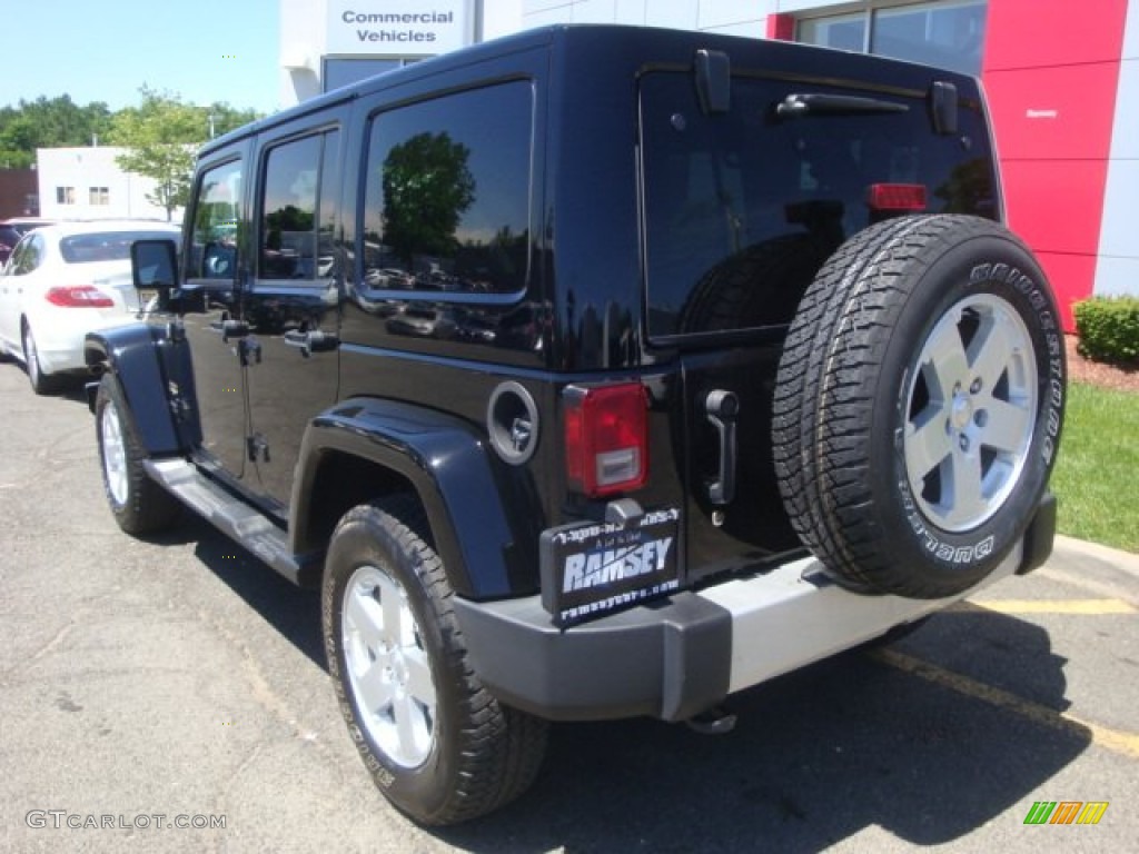 2012 Wrangler Unlimited Sahara Arctic Edition 4x4 - Cosmos Blue / Black/Dark Saddle photo #7