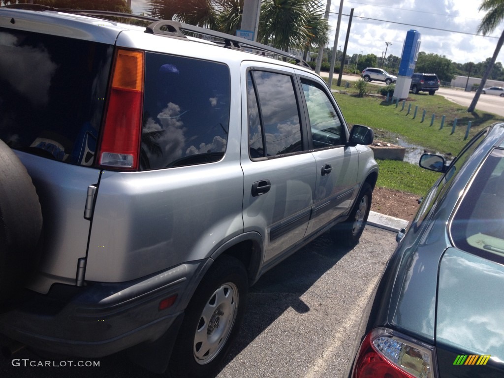 2000 CR-V LX 4WD - Sebring Silver Metallic / Dark Gray photo #3
