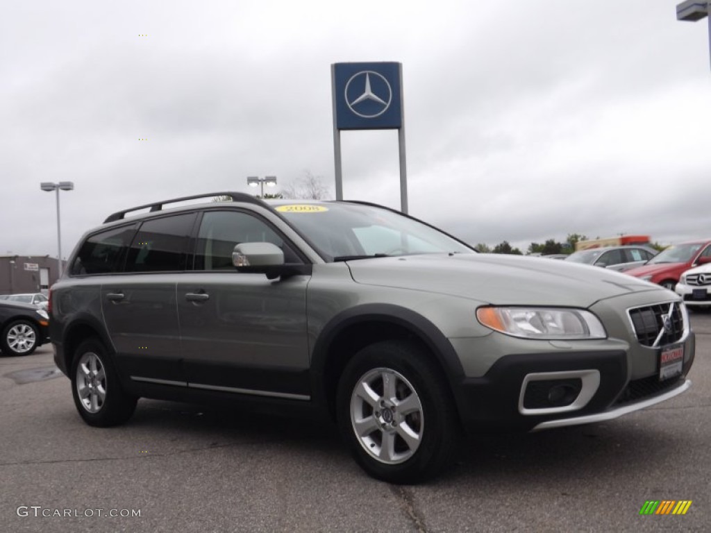2008 XC70 AWD - Willow Green Metallic / Sandstone Beige photo #3