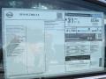  2014 Altima 2.5 Window Sticker