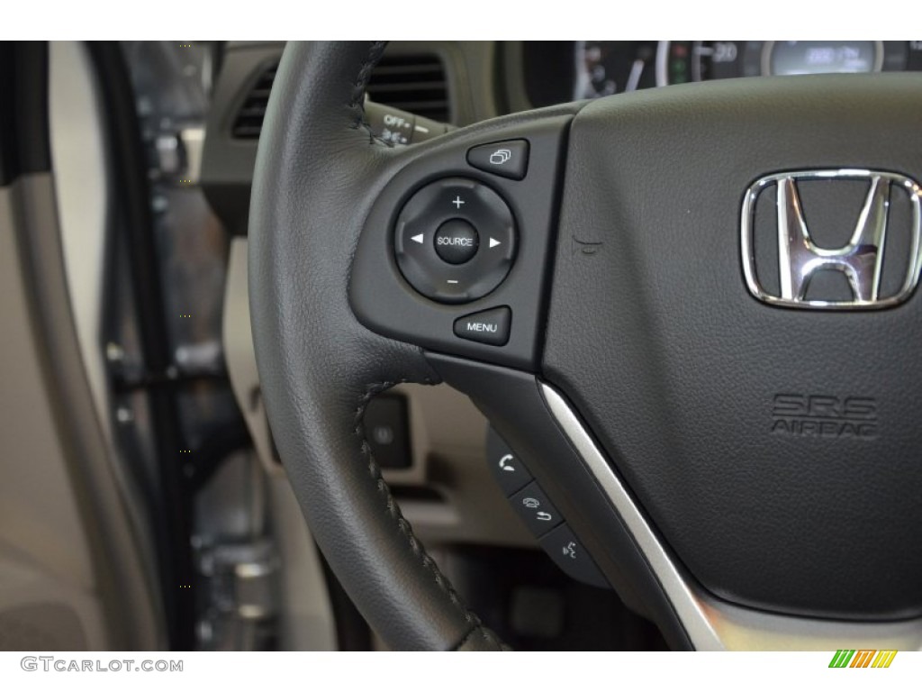 2014 CR-V EX-L - Alabaster Silver Metallic / Gray photo #21