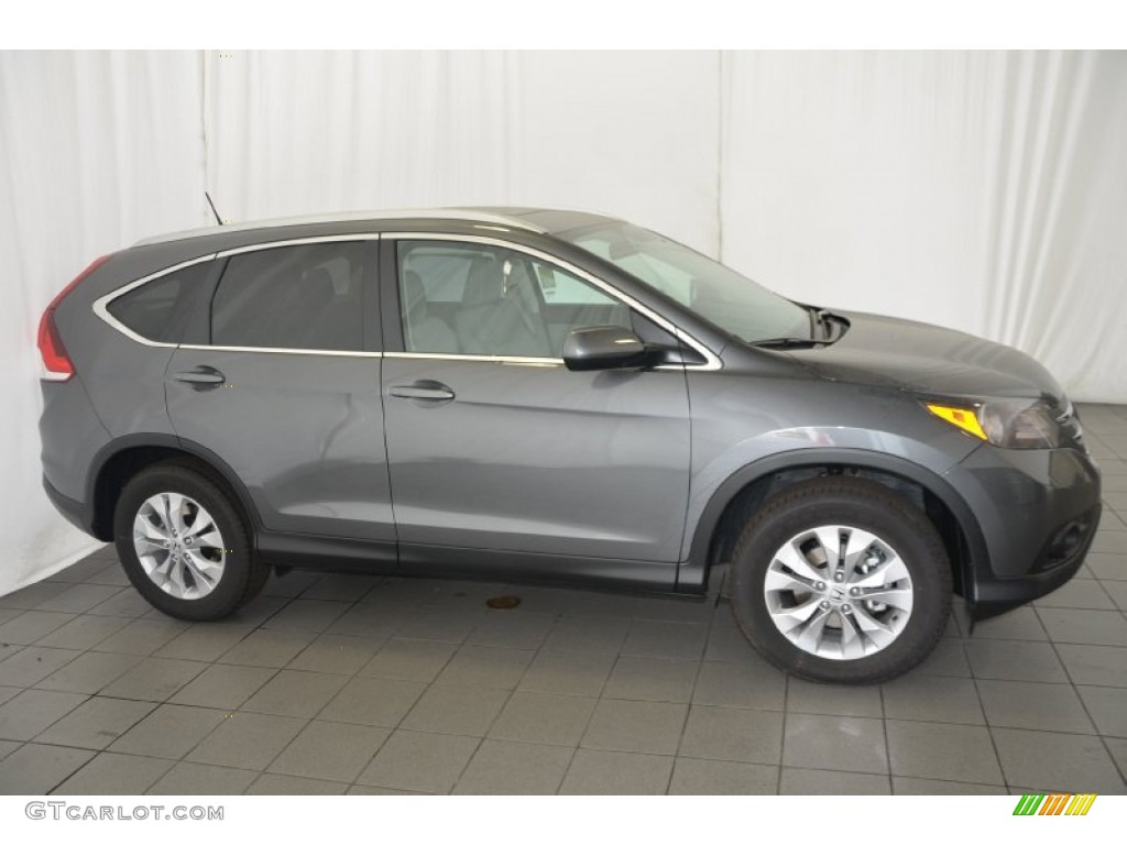 2014 CR-V EX-L - Polished Metal Metallic / Gray photo #4
