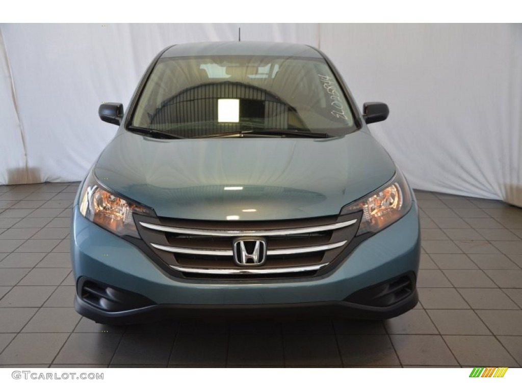 2014 CR-V LX - Mountain Air Metallic / Black photo #2
