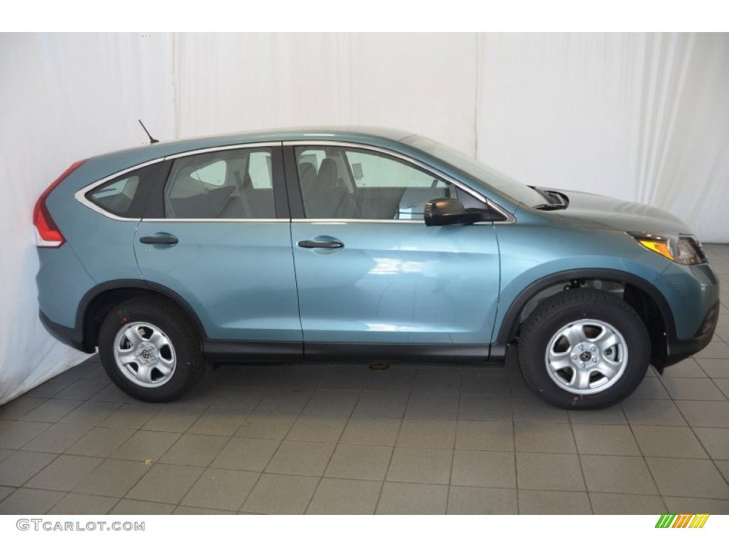 2014 CR-V LX - Mountain Air Metallic / Black photo #5