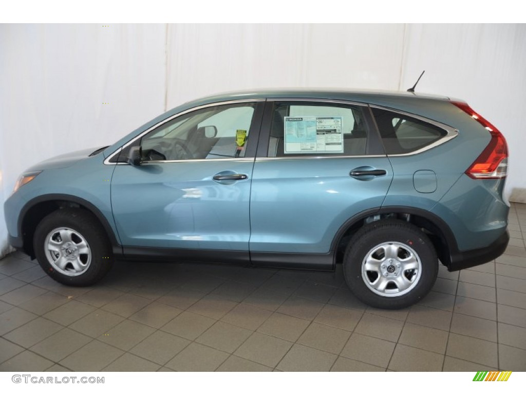 2014 CR-V LX - Mountain Air Metallic / Black photo #8