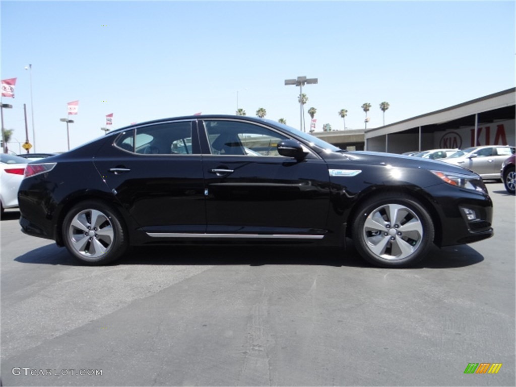 Aurora Black 2014 Kia Optima Hybrid EX Exterior Photo #93980547