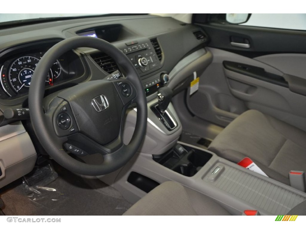 2014 CR-V LX - Alabaster Silver Metallic / Gray photo #10