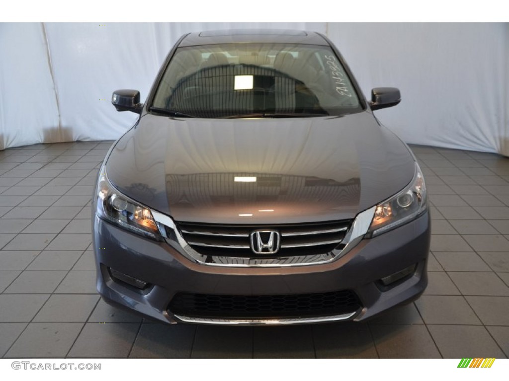 2014 Accord EX Sedan - Modern Steel Metallic / Gray photo #2