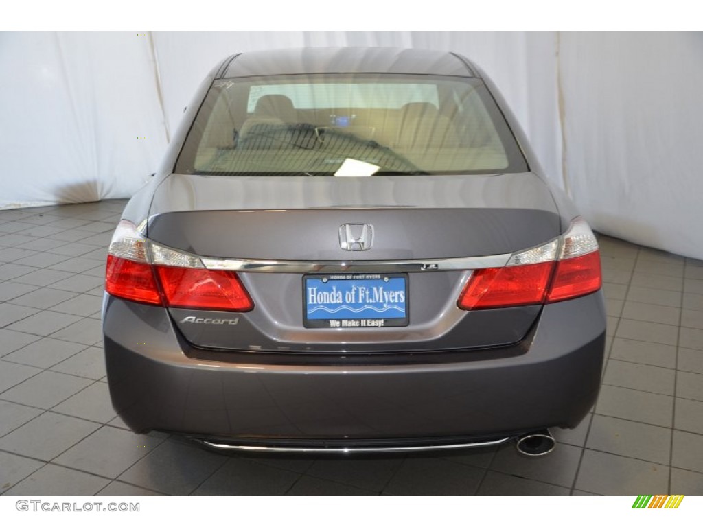 2014 Accord EX Sedan - Modern Steel Metallic / Gray photo #7