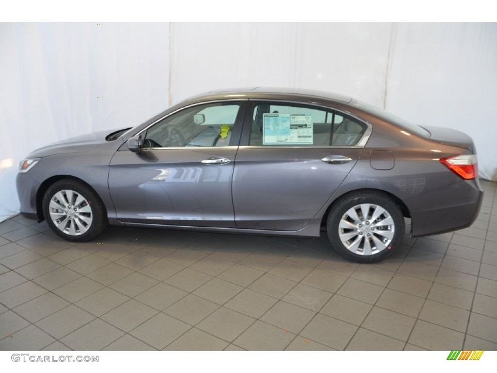 2014 Accord EX Sedan - Modern Steel Metallic / Gray photo #8