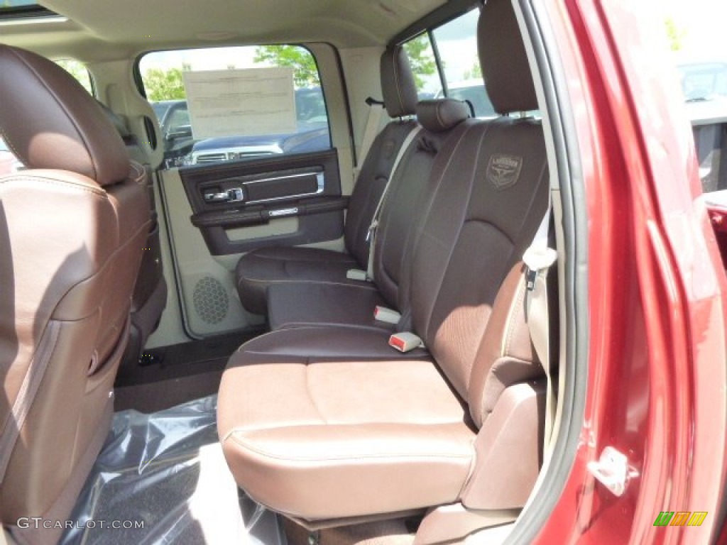 2014 1500 Laramie Longhorn Crew Cab 4x4 - Deep Cherry Red Crystal Pearl / Longhorn Canyon Brown/Light Frost photo #11