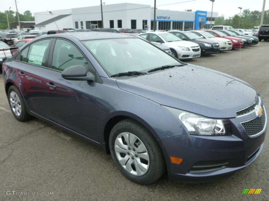 2014 Cruze LS - Atlantis Blue Metallic / Jet Black/Medium Titanium photo #7