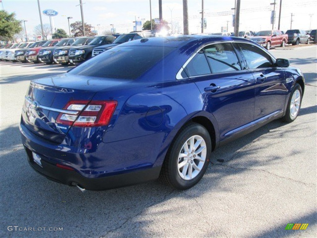 2014 Taurus SE - Deep Impact Blue / Dune photo #8