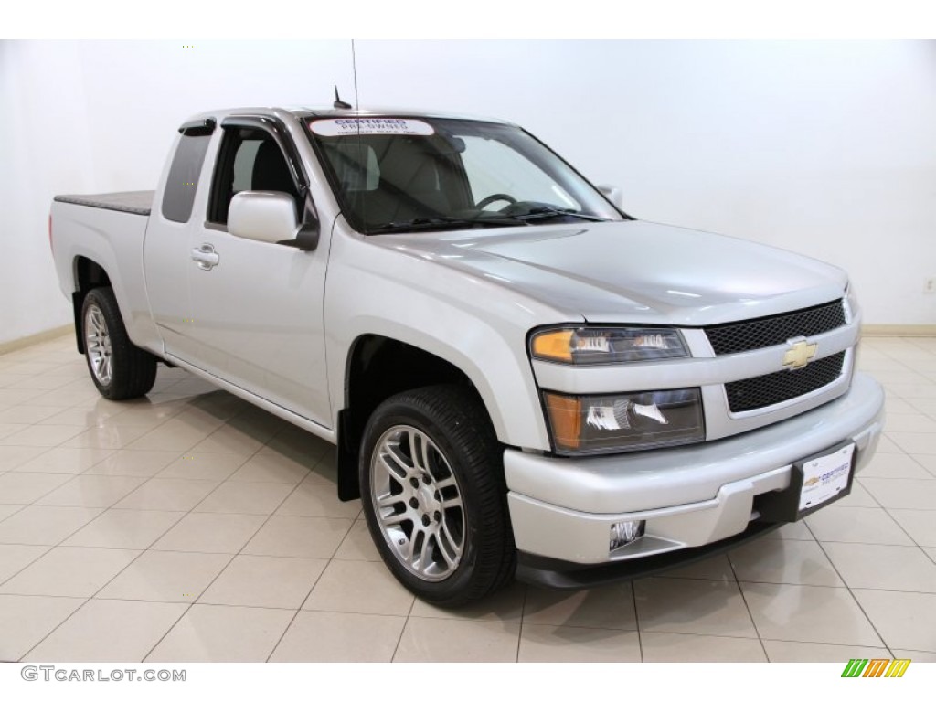 2012 Colorado LT Extended Cab - Sheer Silver Metallic / Ebony photo #1