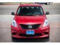 2014 Red Brick Nissan Versa 1.6 S Plus Sedan  photo #8