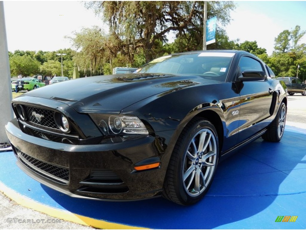 2013 Mustang GT Premium Coupe - Black / Charcoal Black photo #1