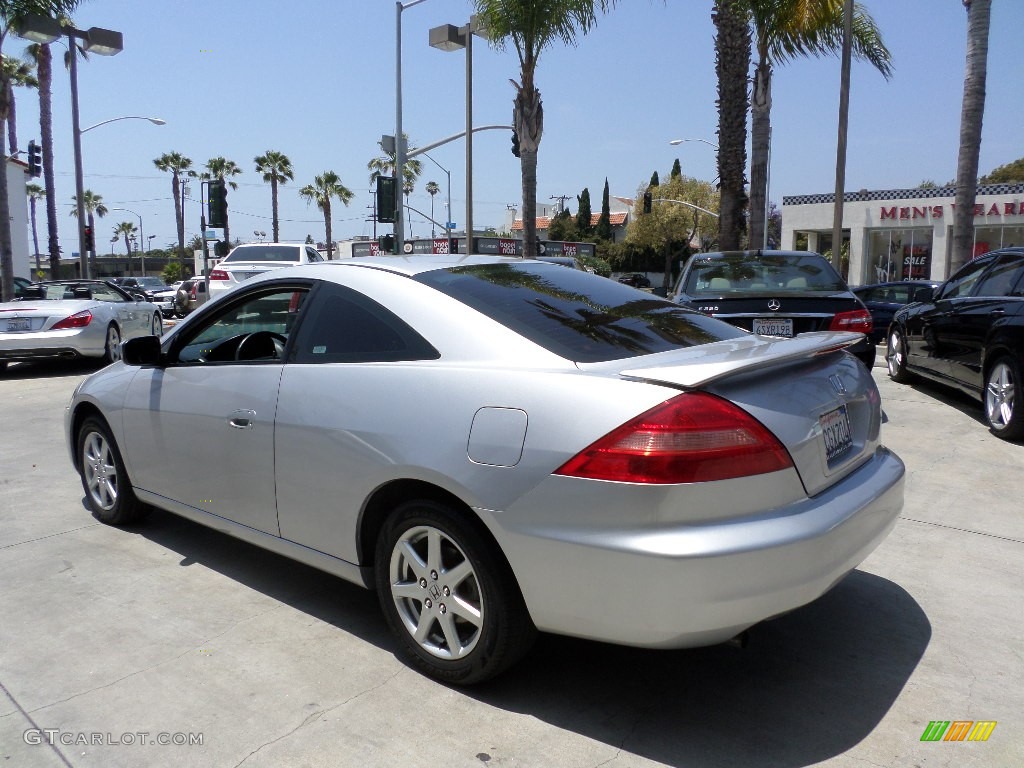 2003 Accord EX V6 Coupe - Satin Silver Metallic / Black photo #4