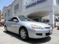 2003 Satin Silver Metallic Honda Accord EX V6 Coupe  photo #25