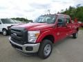 2015 Vermillion Red Ford F350 Super Duty XL Crew Cab 4x4  photo #4