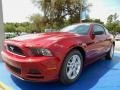 2014 Ruby Red Ford Mustang V6 Coupe  photo #1