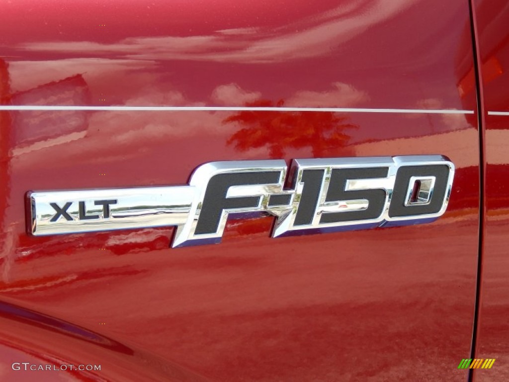 2014 F150 XLT SuperCrew 4x4 - Ruby Red / Steel Grey photo #5