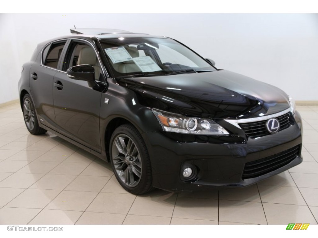 Obsidian Black Lexus CT