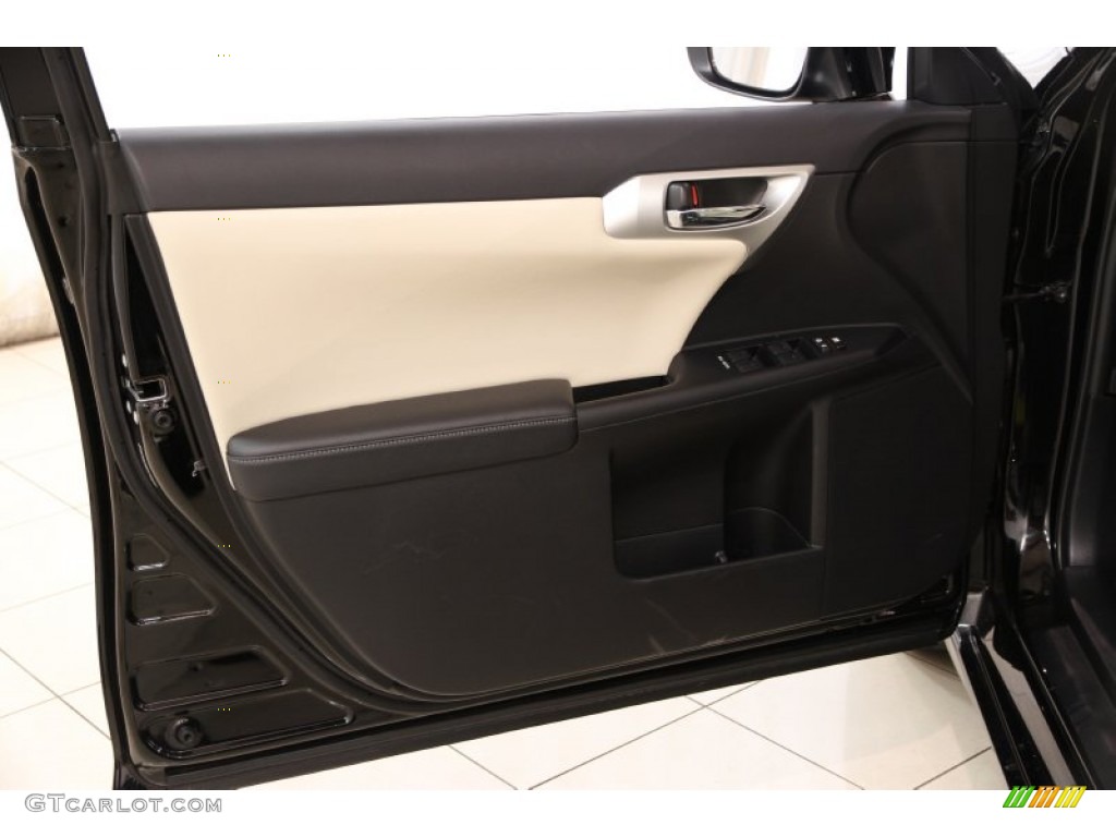 2012 Lexus CT 200h Hybrid Premium Ecru Nuluxe Door Panel Photo #93990235