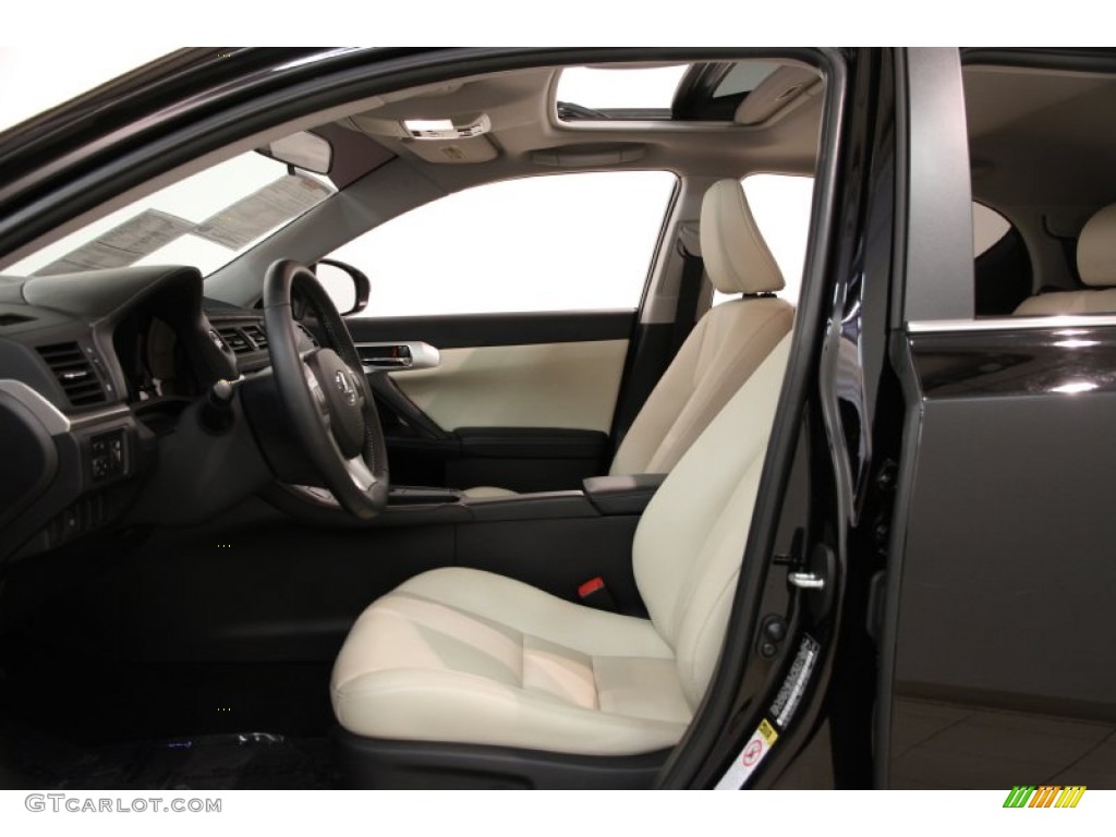 Ecru Nuluxe Interior 2012 Lexus CT 200h Hybrid Premium Photo #93990286