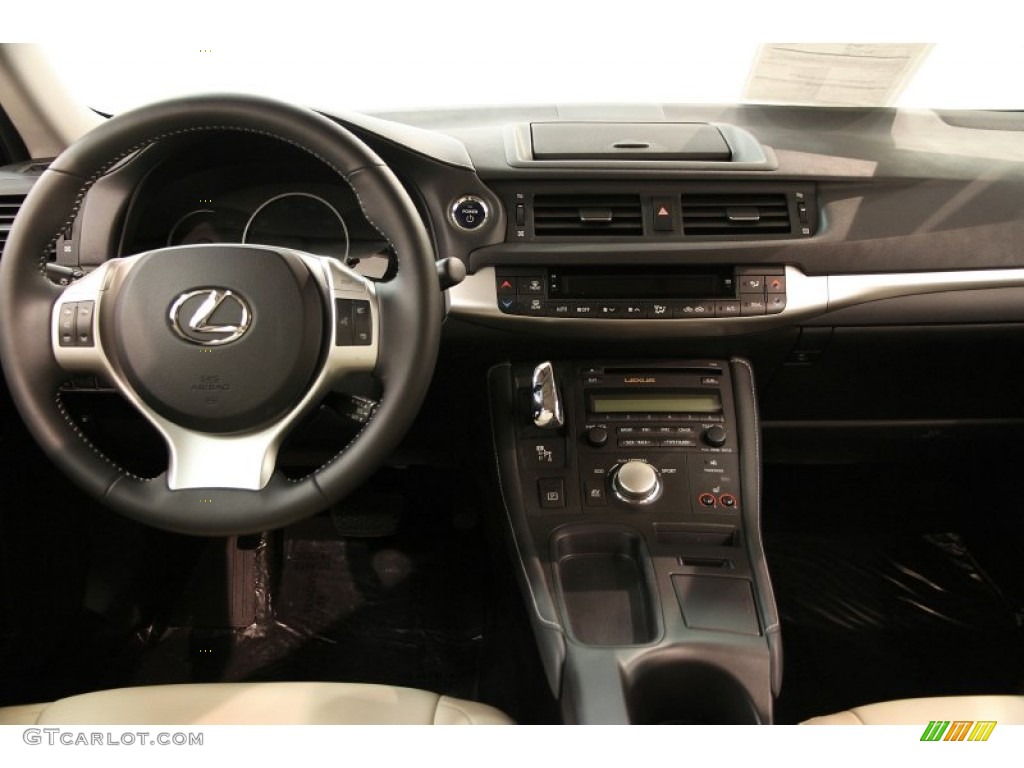 2012 Lexus CT 200h Hybrid Premium Ecru Nuluxe Dashboard Photo #93990574