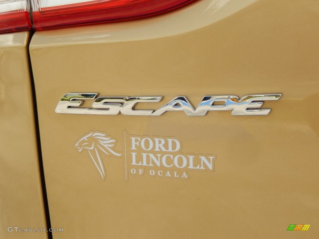 2014 Escape Titanium 1.6L EcoBoost - Karat Gold / Charcoal Black photo #4