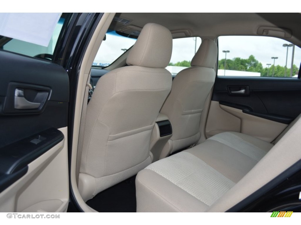 2014 Camry L - Attitude Black Metallic / Ivory photo #11