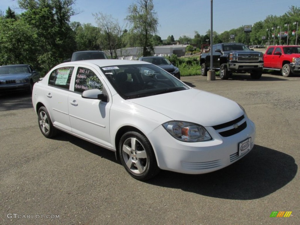 2010 Cobalt LT Sedan - Summit White / Ebony photo #7