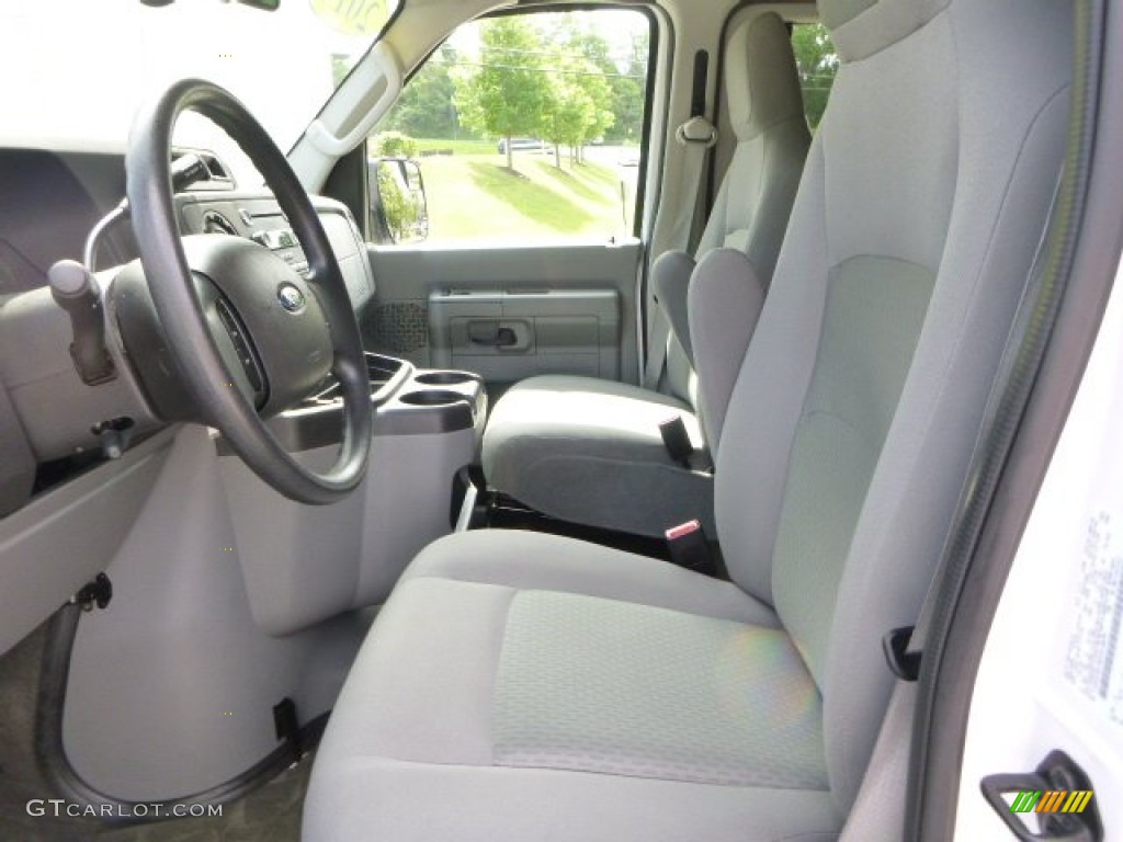 Medium Flint Interior 2014 Ford E-Series Van E350 XLT Passenger Van Photo #93995448